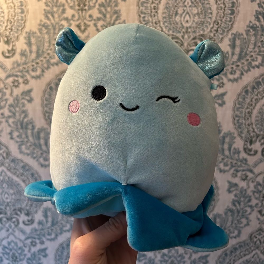 Squishmallow Blue 8"‎ Stuffed Plush Great Shape